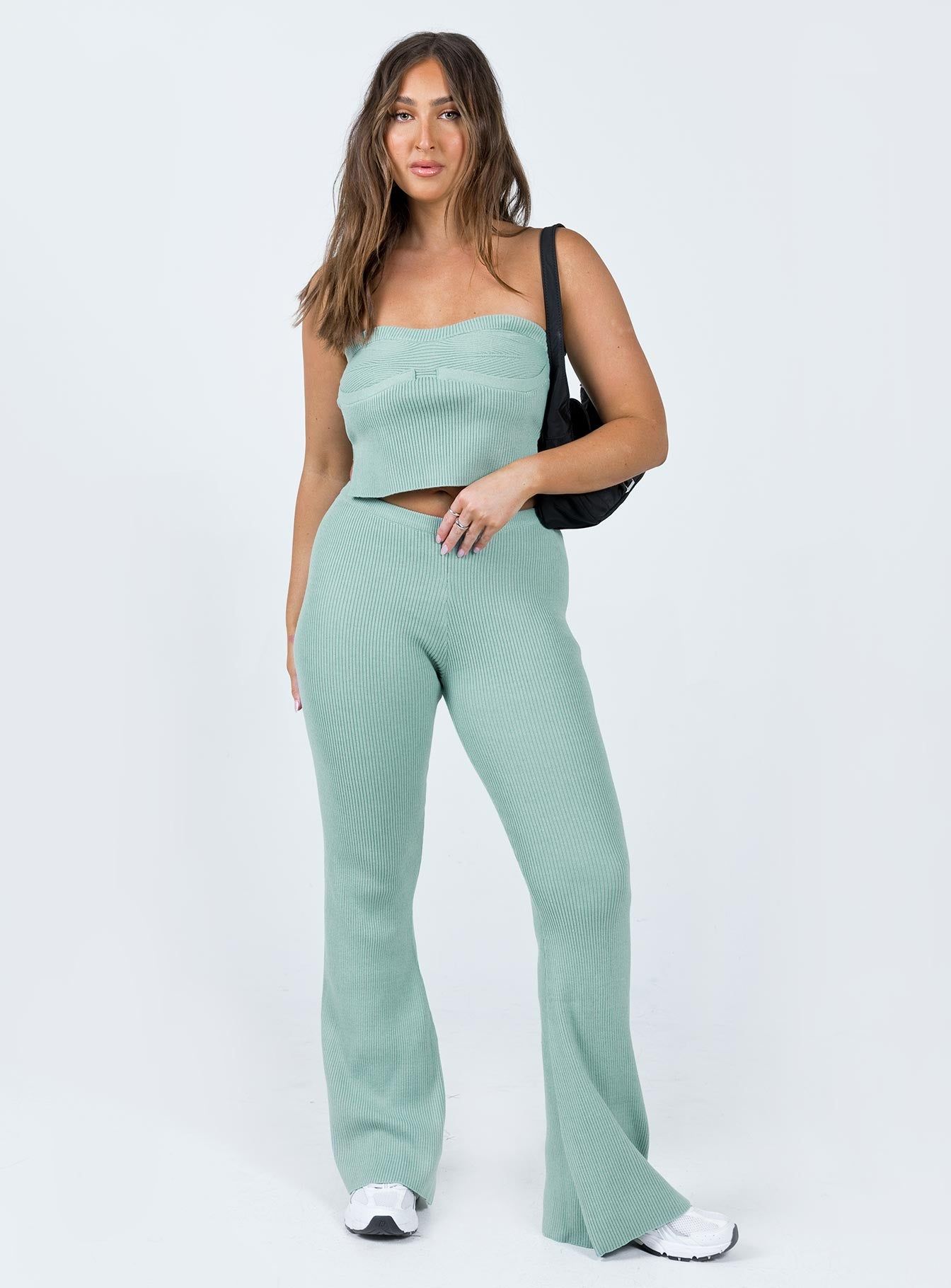 Hutchies Knit Pant Green sold by Princess Polly product image thumbnail 3