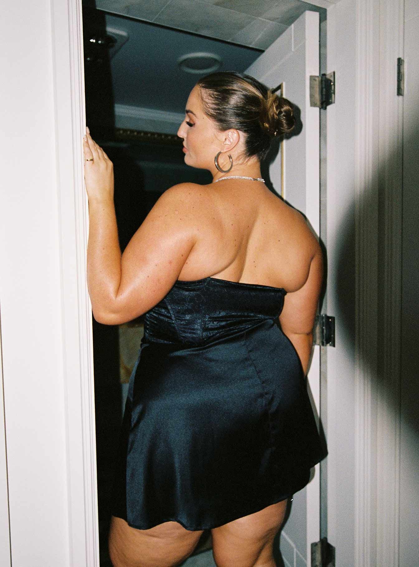 Alter Ego Mini Dress Black Curve sold by Princess Polly product image thumbnail 4