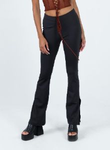 Long Nights Flare Pants Black sold by Princess Polly