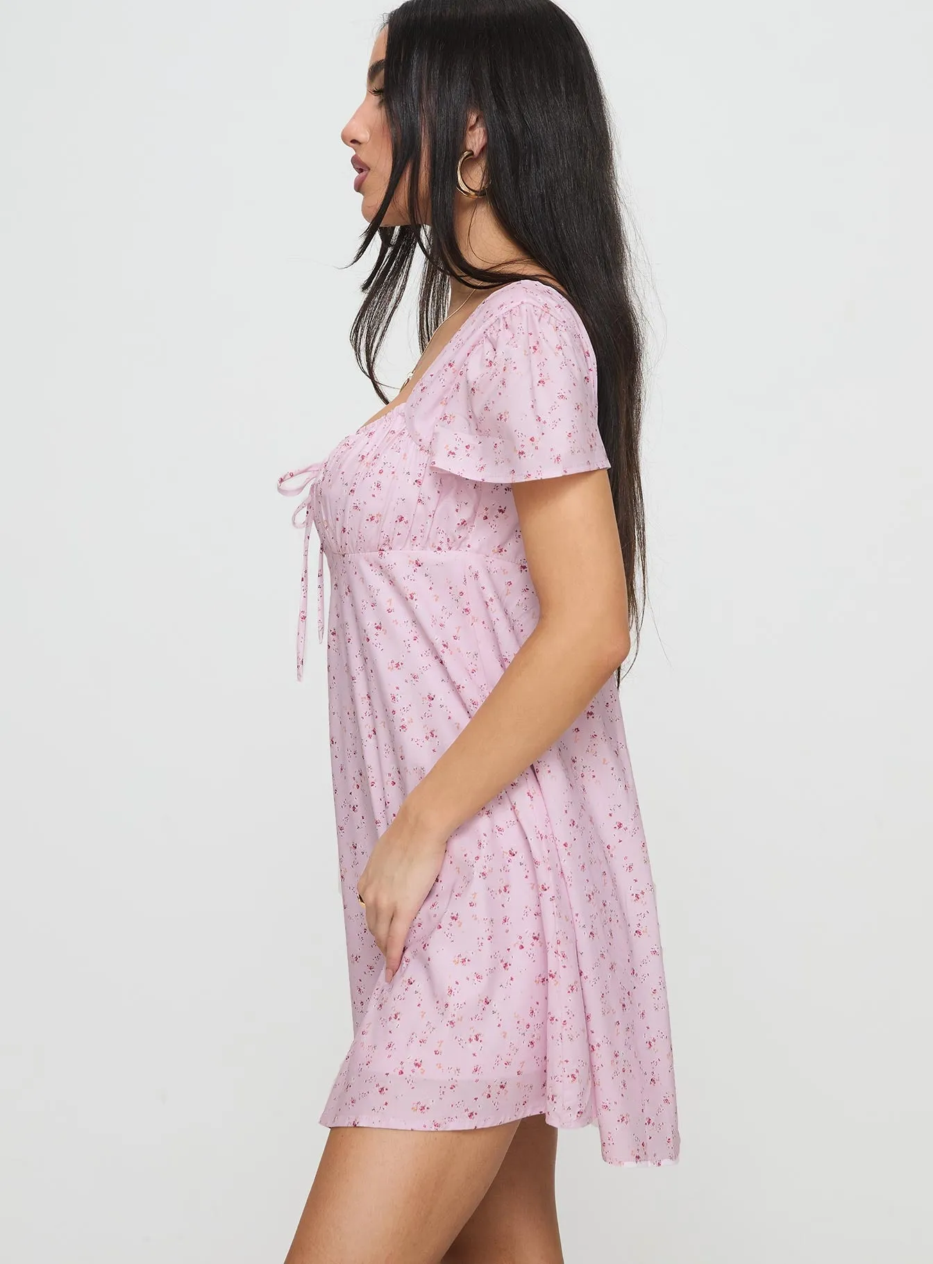 Jaxton Mini Dress Pink Multi sold by Princess Polly product image thumbnail 3