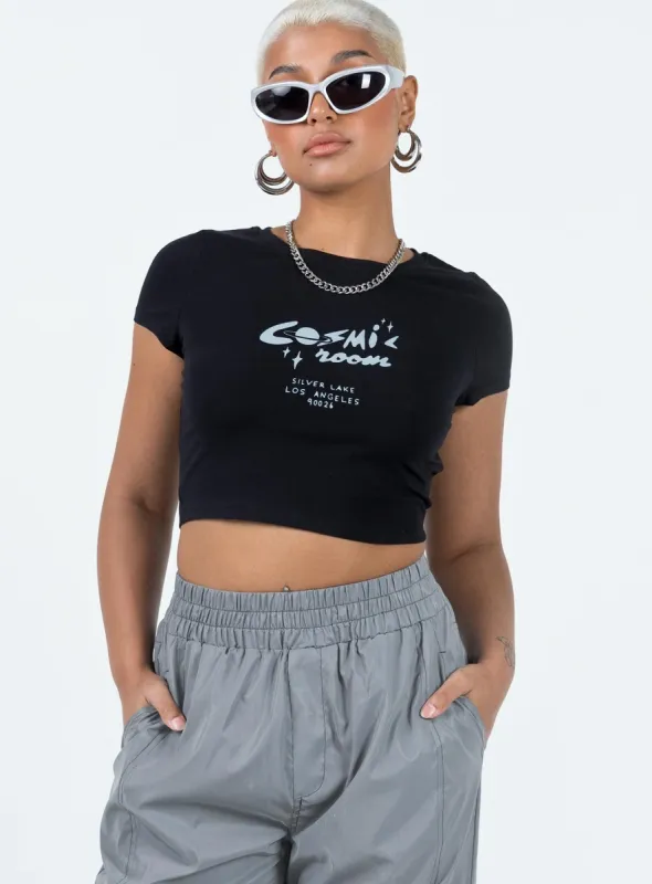 Cosmic Baby Tee Black sold by Princess Polly