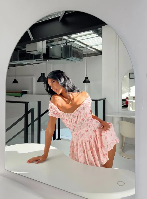 Anastasiya Mini Dress Pink sold by Princess Polly