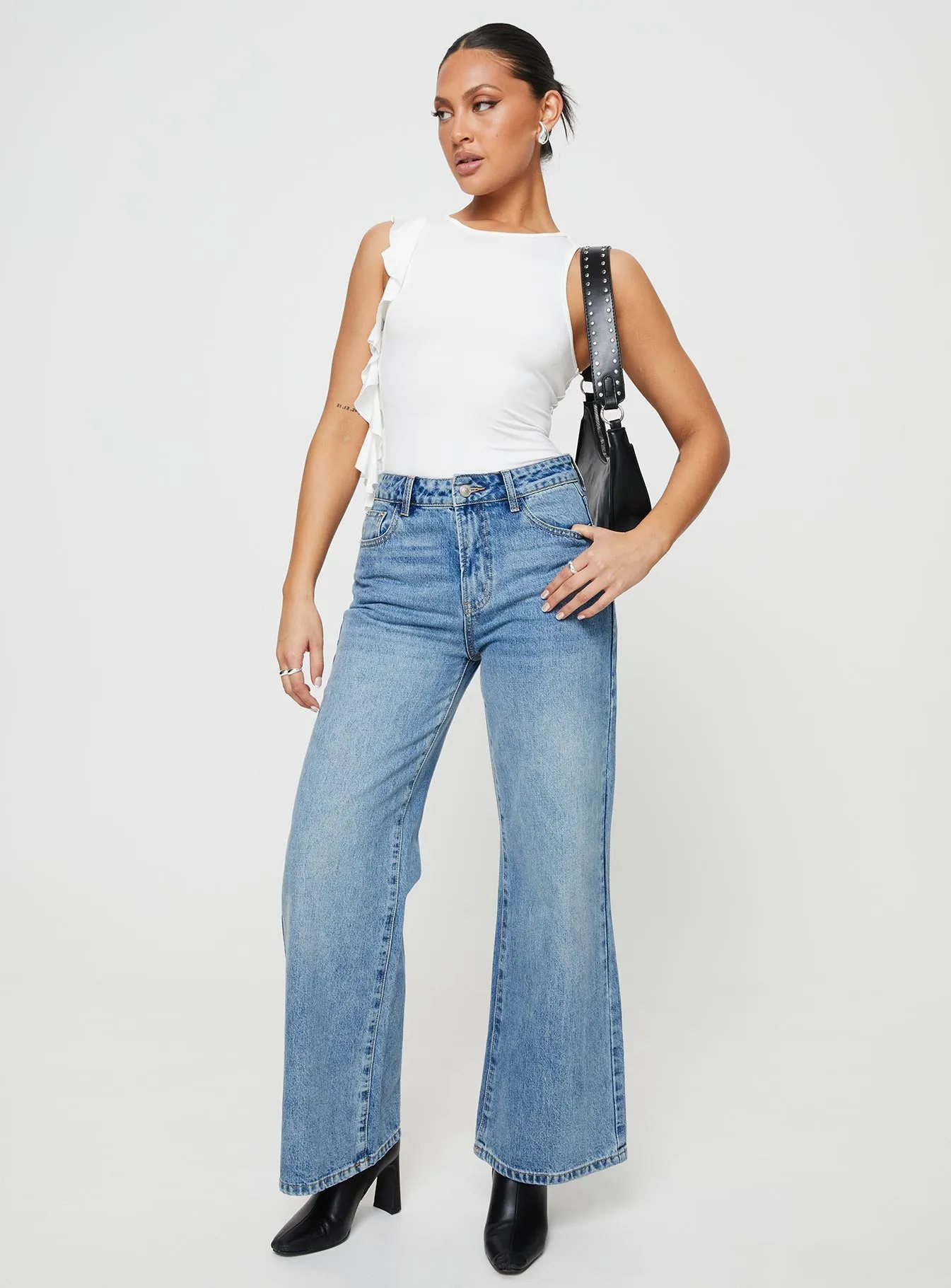 Lavina Bodysuit White sold by Princess Polly product image thumbnail 3