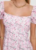 Hollen Mini Dress White Floral sold by Princess Polly