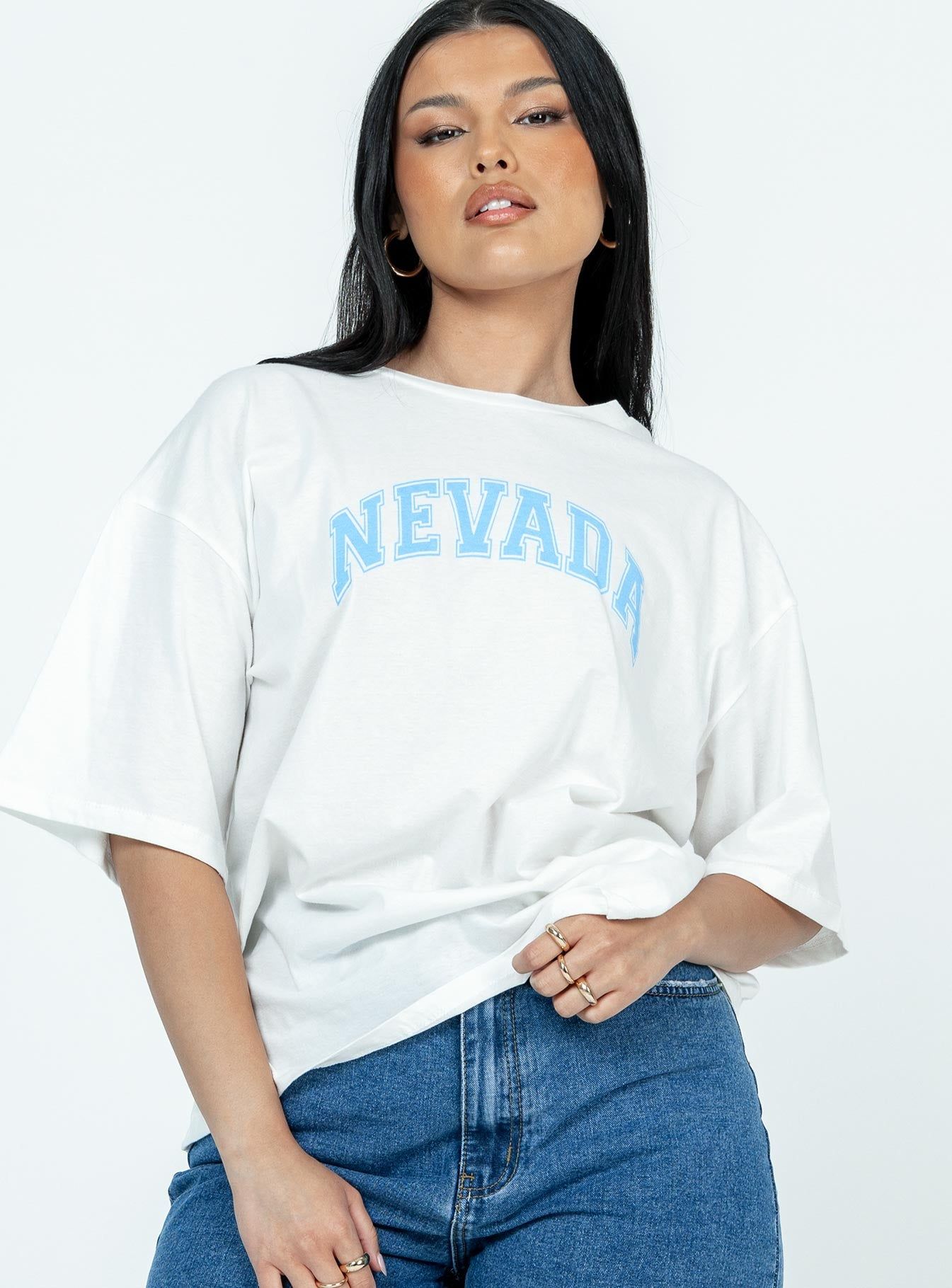 Nevada Graphic Tee White sold by Princess Polly product image thumbnail 2