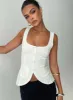 Spirito Vest Top White sold by Princess Polly