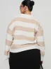 Rick Sweater White / Beige Curve sold by Princess Polly