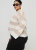 Rick Sweater White / Beige Curve sold by Princess Polly