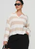 Rick Sweater White / Beige Curve sold by Princess Polly