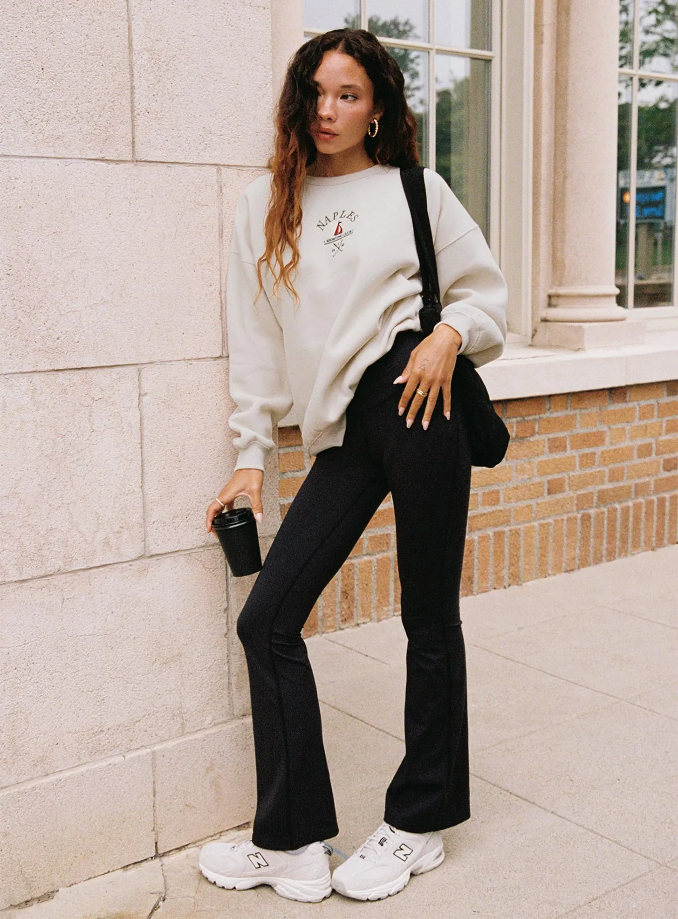Dream Fleece Classic Crewneck Sweater Beige sold by Princess Polly product image thumbnail 2
