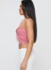 Kovac Reversible Fringe Tube Top Pink sold by Princess Polly