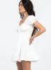 Daniela Mini Dress White Petite sold by Princess Polly
