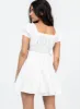 Daniela Mini Dress White Petite sold by Princess Polly
