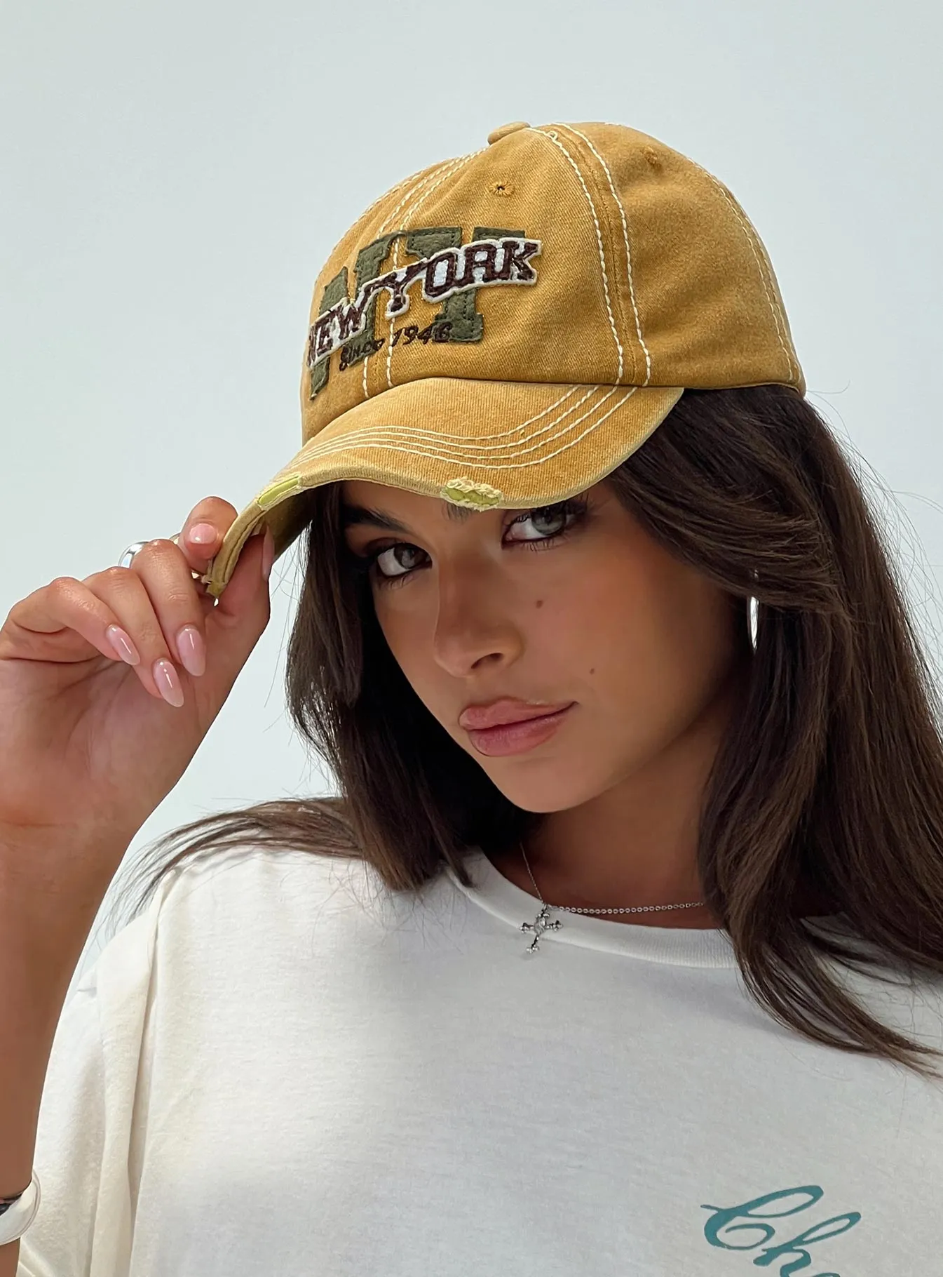 Beyond Cap Camel sold by Princess Polly