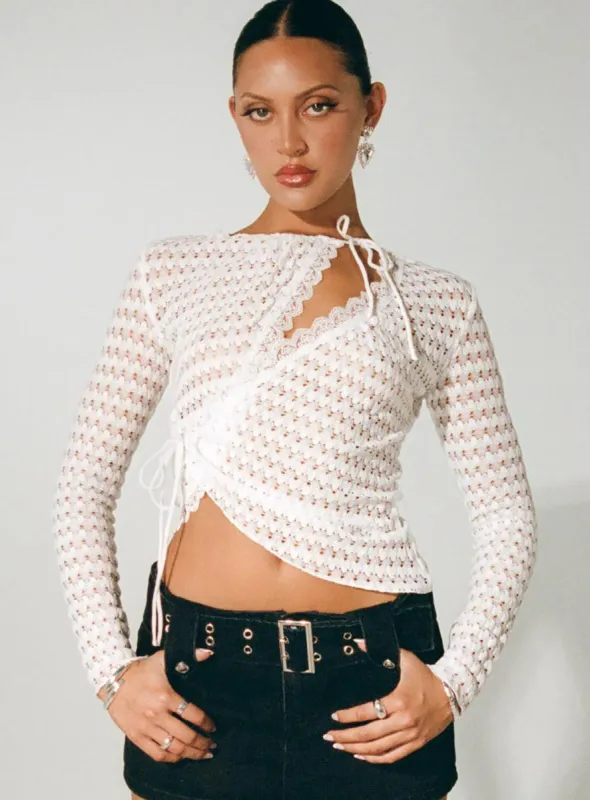 Carisha Top White sold by Princess Polly