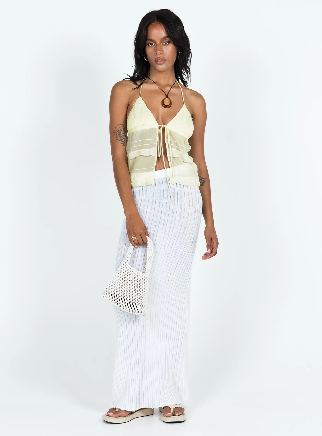 Chantria Top Lemon Ruffle sold by Princess Polly product image thumbnail 3