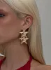 Double Star Earrings Gold sold by Princess Polly