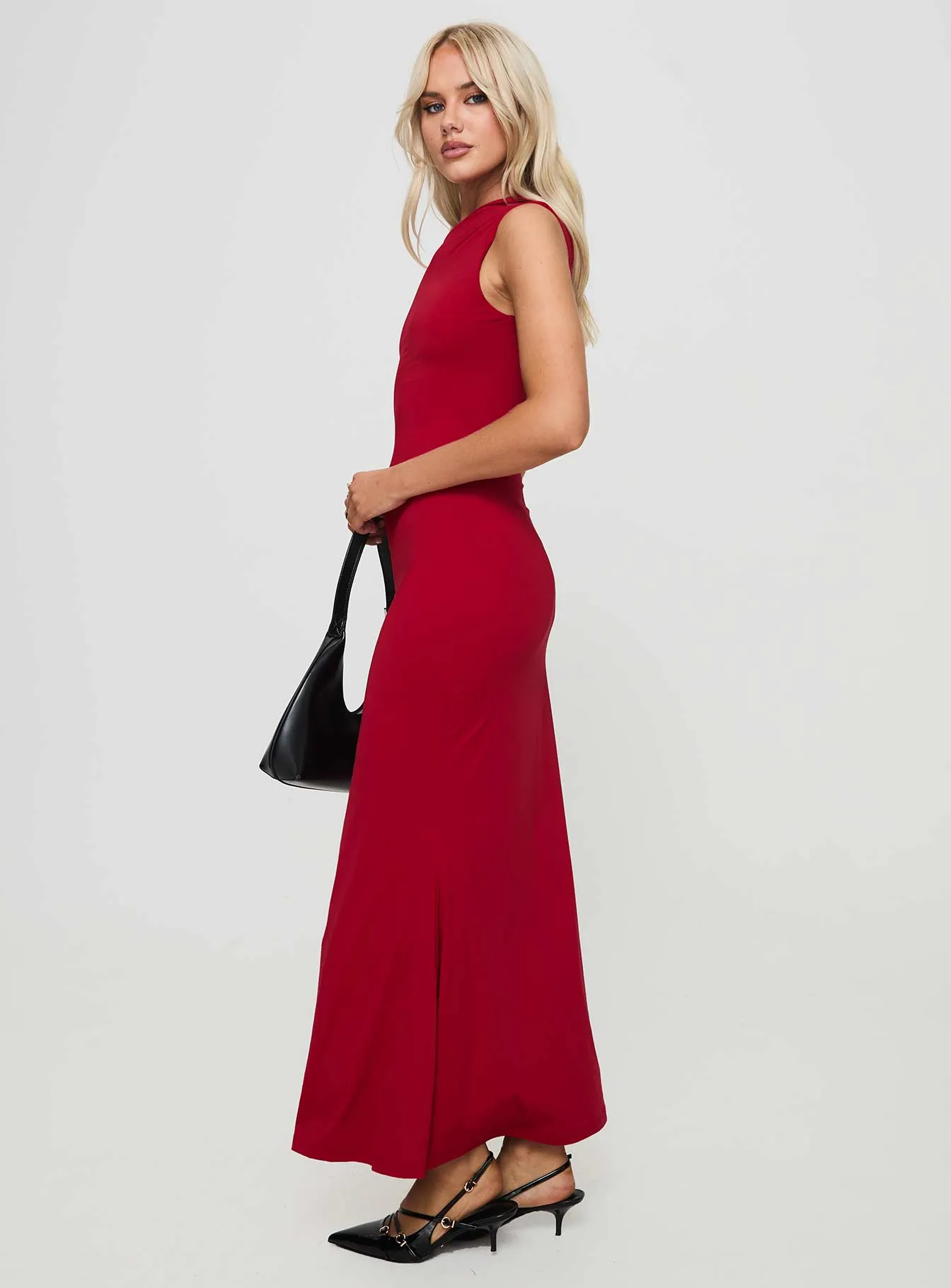 Beller Maxi Dress Red sold by Princess Polly product image thumbnail 4