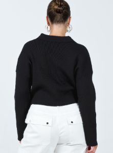 Siobhan Sweater Black sold by Princess Polly