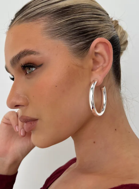 Domenic Earrings Silver sold by Princess Polly
