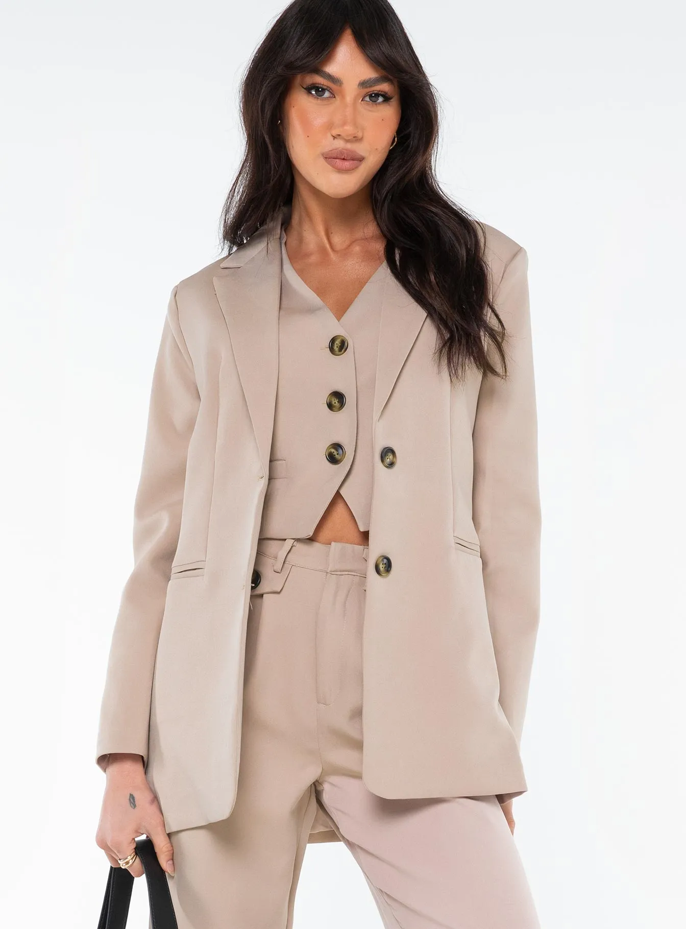 Murison Blazer Beige sold by Princess Polly product image thumbnail 3