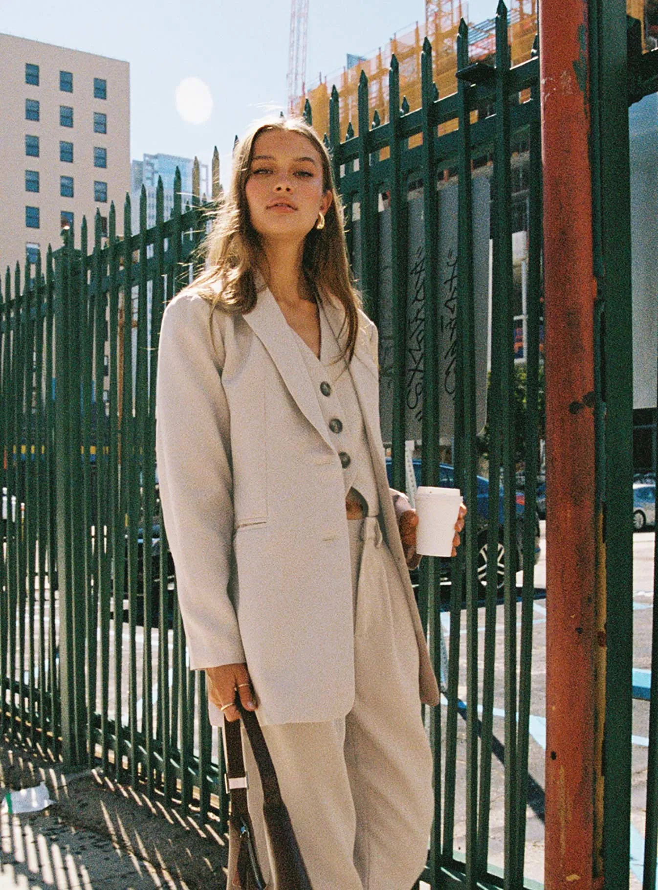 Murison Blazer Beige sold by Princess Polly product image thumbnail 2