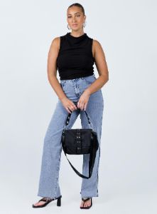 Bickell Tank Top Black sold by Princess Polly