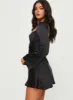 Moniz Long Sleeve Mini Dress Black sold by Princess Polly