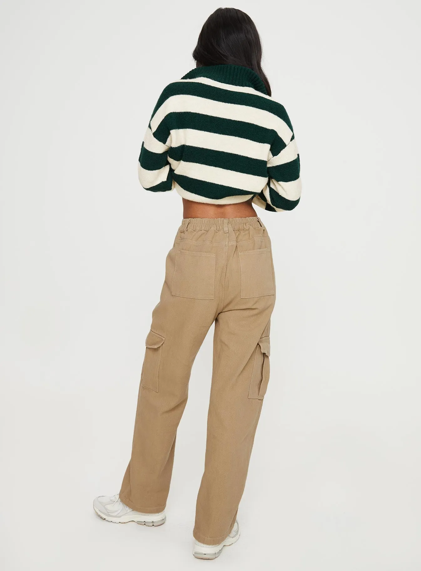 Pawley Cargo Pants Beige sold by Princess Polly product image thumbnail 5
