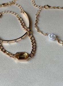 Bella Bracelet Pack Gold sold by Princess Polly