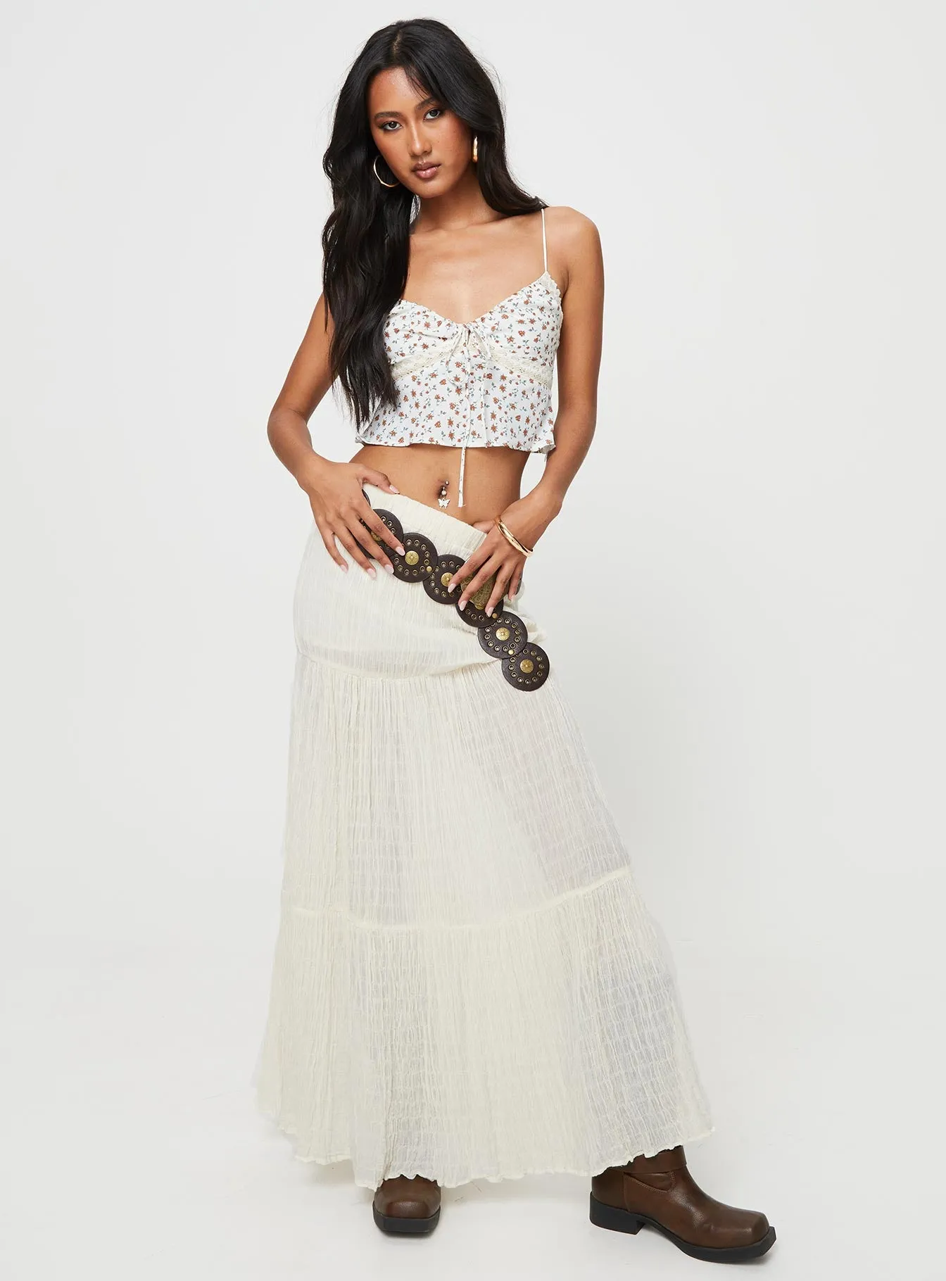 Emilee Top White / Floral sold by Princess Polly product image thumbnail 3