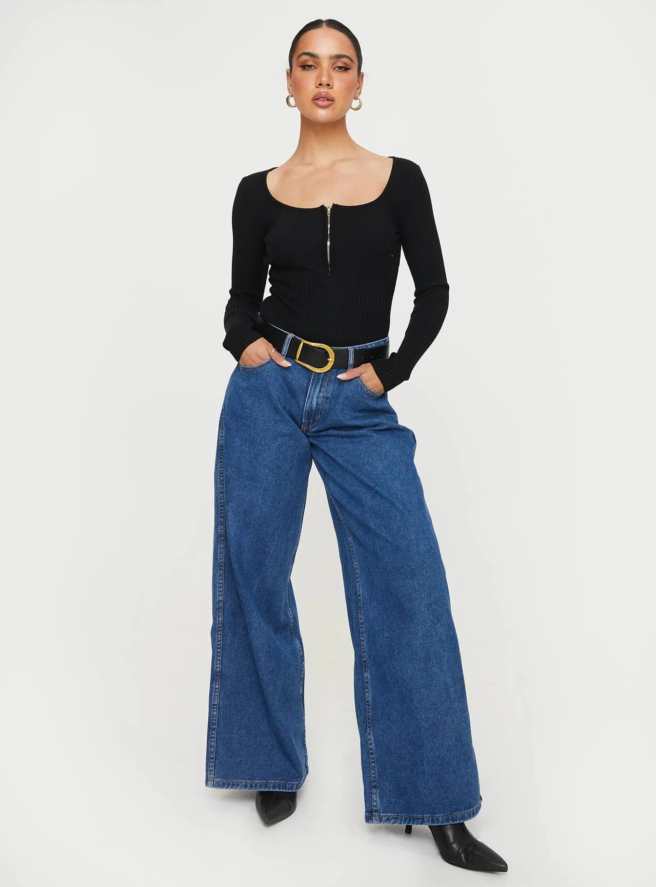 Zuma Long Sleeve Bodysuit Black sold by Princess Polly product image thumbnail 2