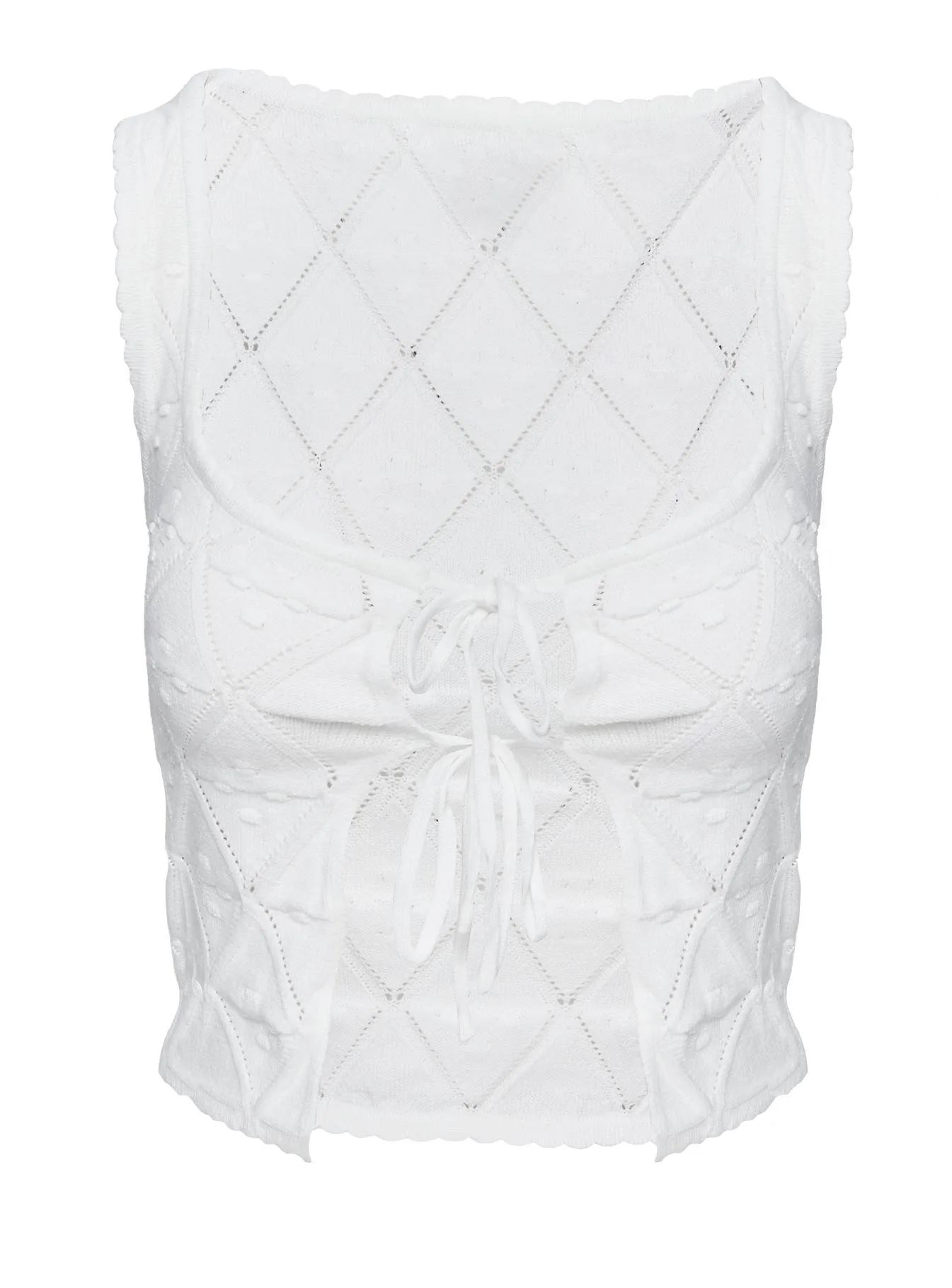 Giulia Knit Top White sold by Princess Polly product image thumbnail 5