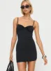 Dovetti Mini Dress Black sold by Princess Polly