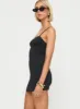 Dovetti Mini Dress Black sold by Princess Polly