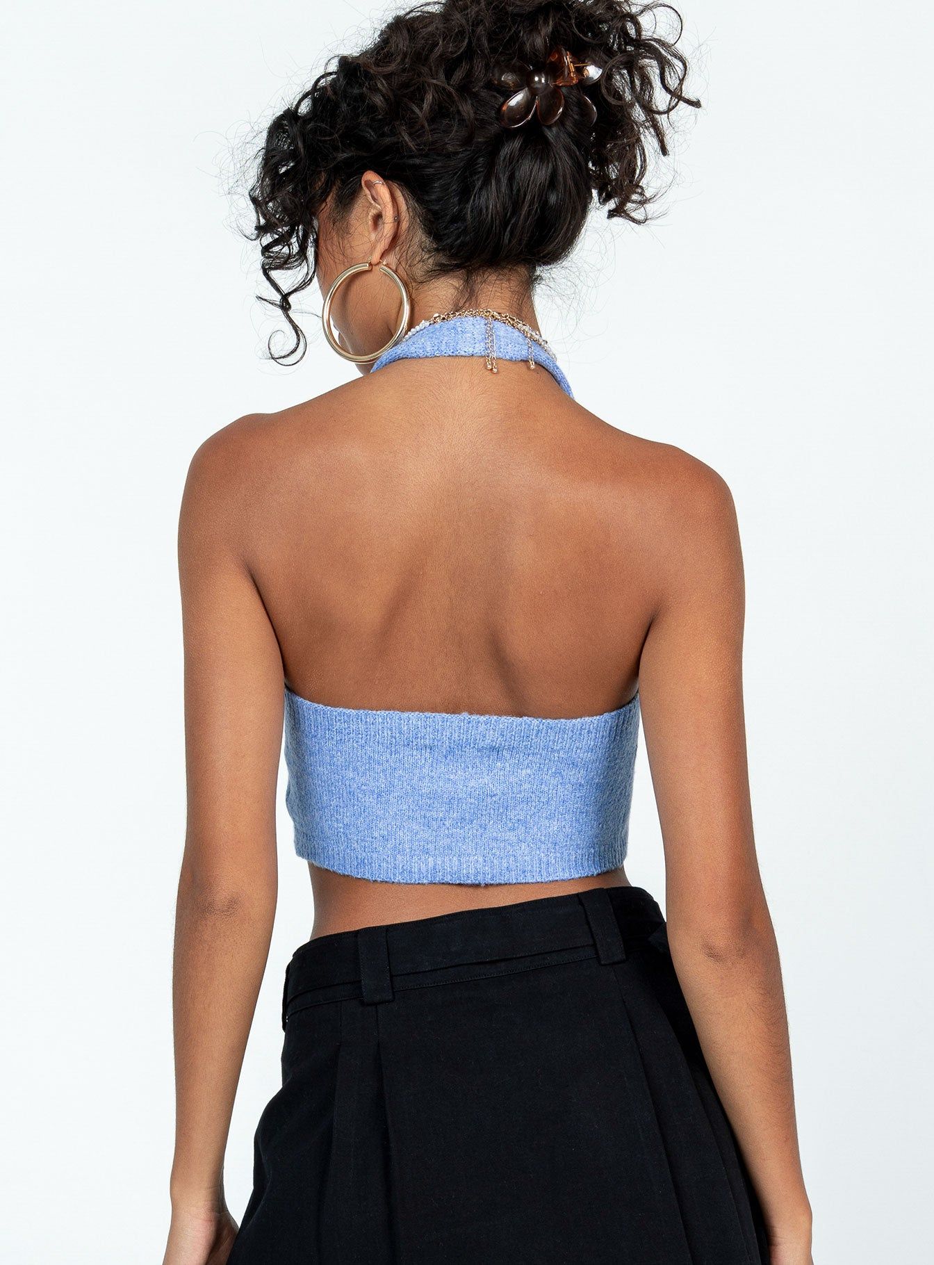 Waterbell Top Blue sold by Princess Polly product image thumbnail 5