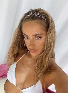 Coro Headband Pack White / Clear sold by Princess Polly