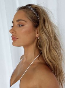 Coro Headband Pack White / Clear sold by Princess Polly