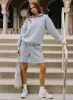 Dream Fleece Quarter Zip Sweatshirt Grey Marle sold by Princess Polly