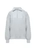Dream Fleece Quarter Zip Sweatshirt Grey Marle sold by Princess Polly
