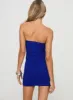 Estere Strapless Mini Dress Cobalt sold by Princess Polly