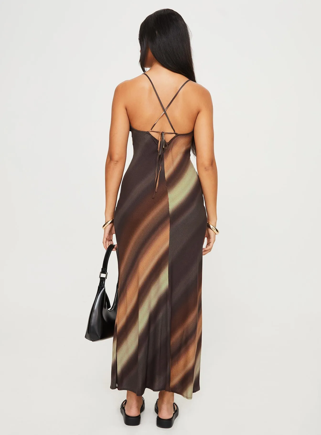 Otillie Maxi Dress Brown Multi sold by Princess Polly product image thumbnail 5