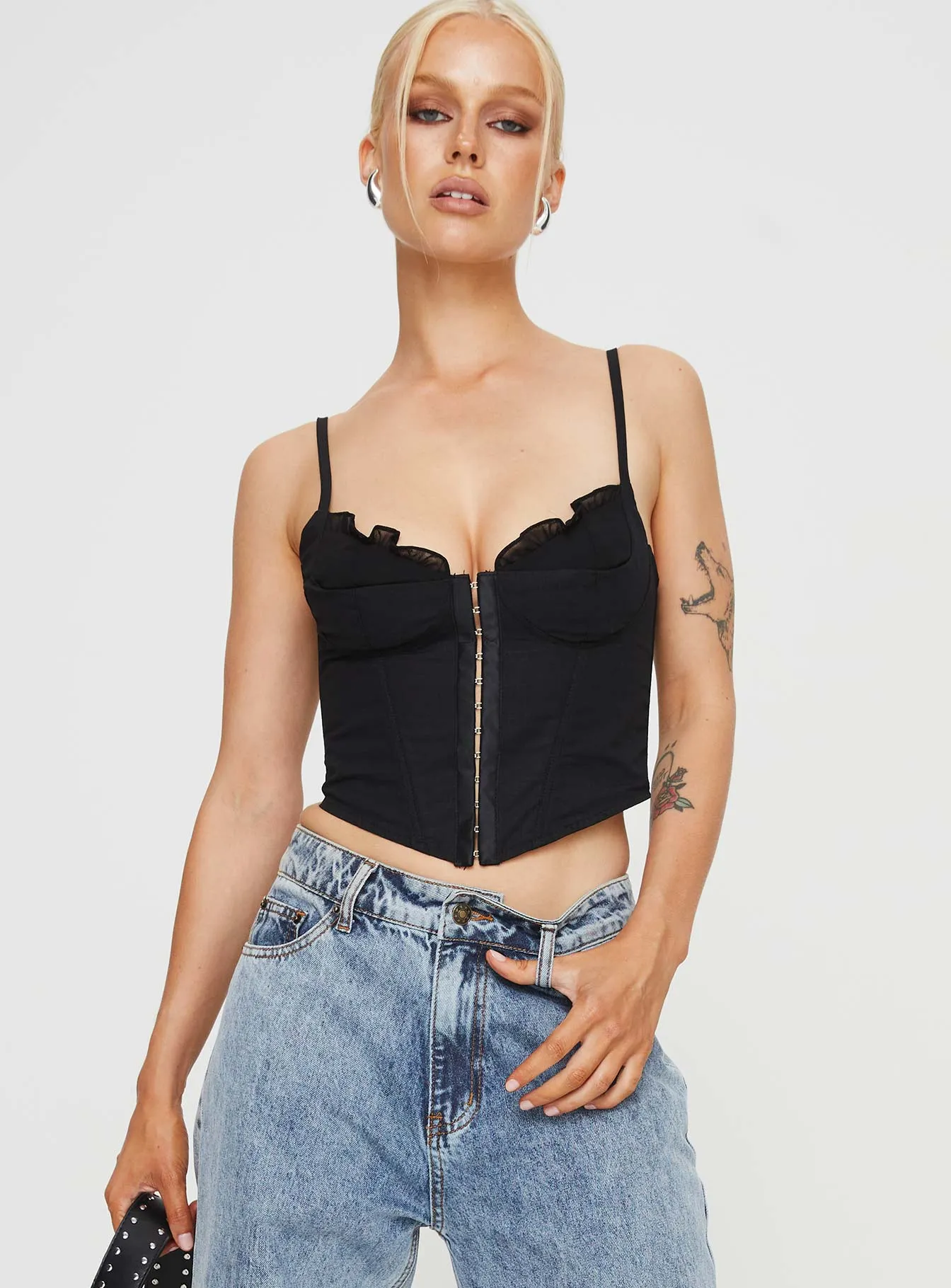 Destiny Top Black sold by Princess Polly product image thumbnail 2