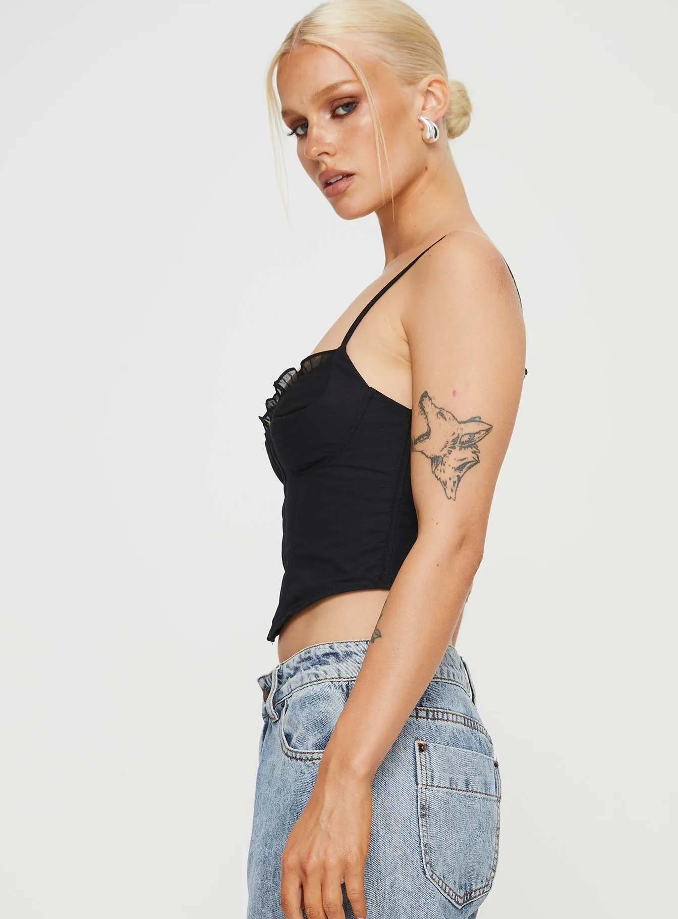 Destiny Top Black sold by Princess Polly product image thumbnail 4