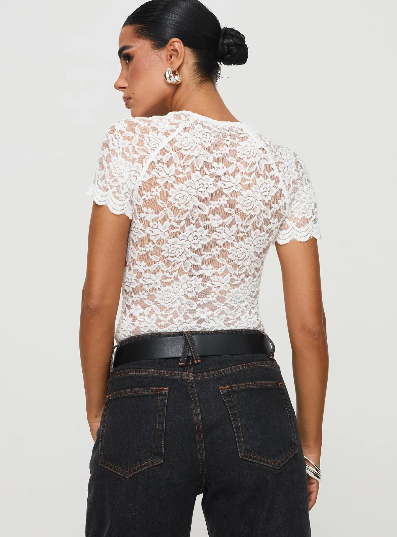 Giallo Bodysuit White sold by Princess Polly product image thumbnail 5