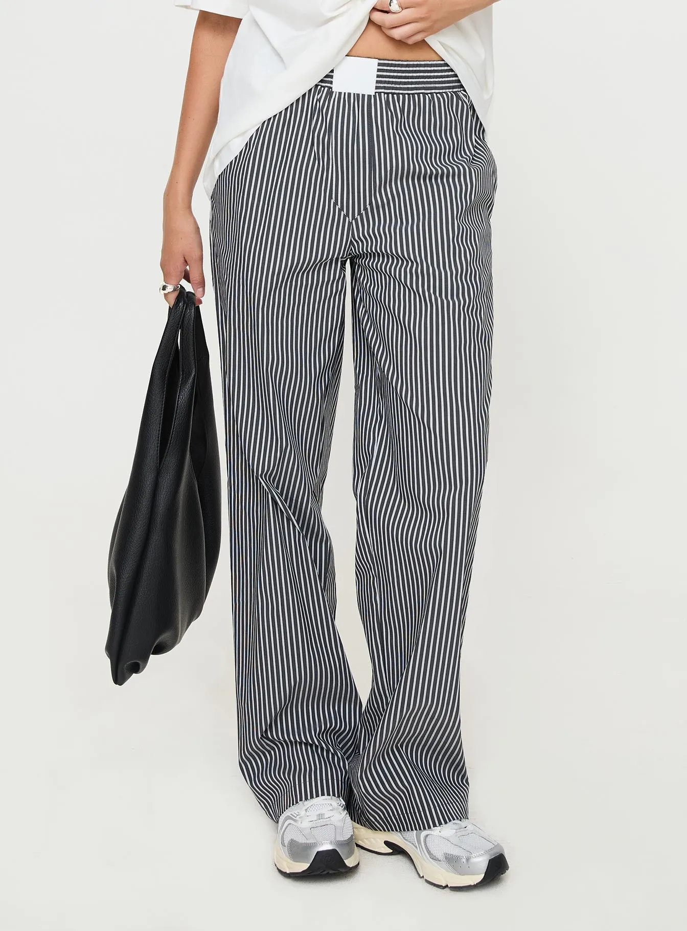 Cobain Pants Onyx Stripe sold by Princess Polly product image thumbnail 2