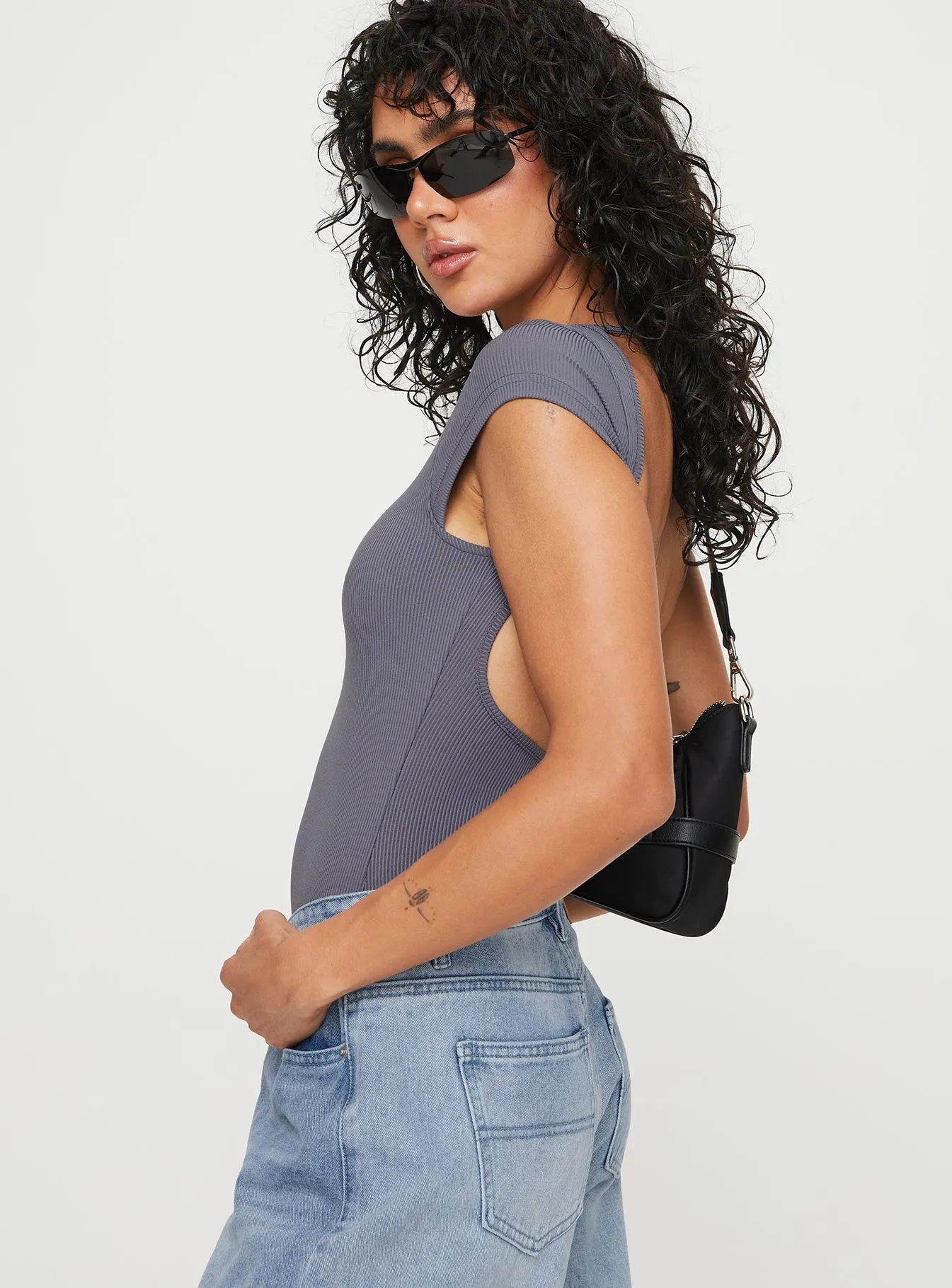 Solita Bodysuit Blue sold by Princess Polly product image thumbnail 4