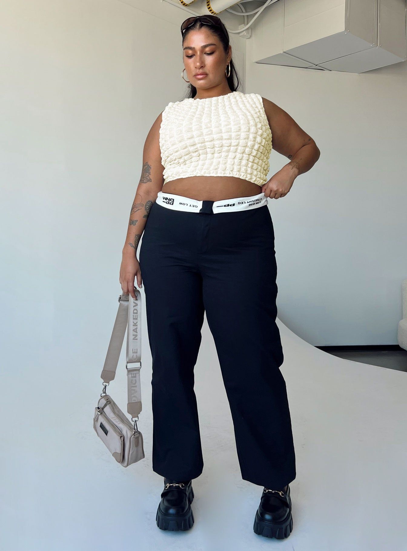 Kendrick Top Cream Curve sold by Princess Polly product image thumbnail 3