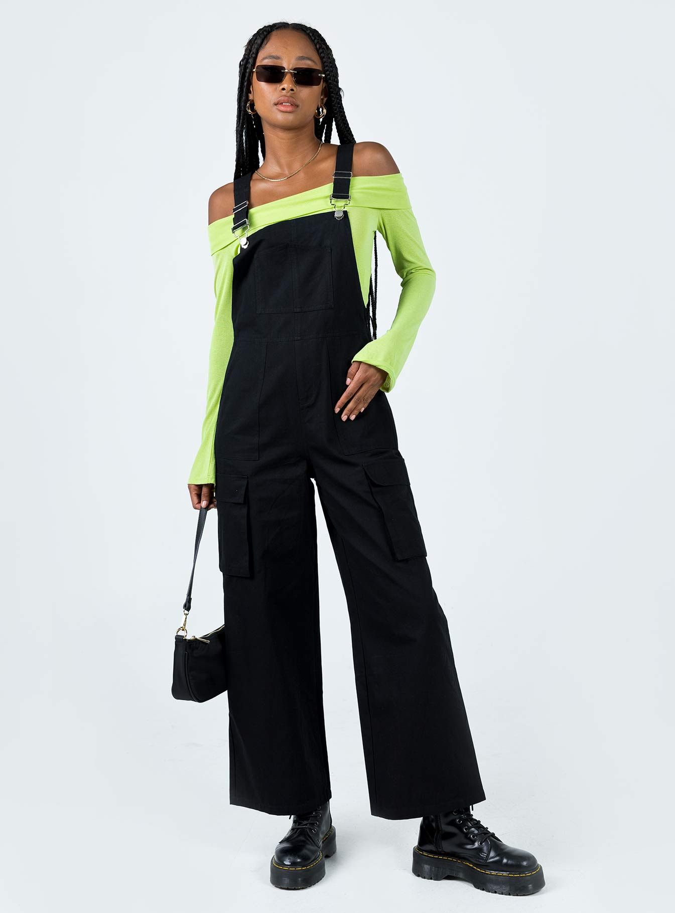 Marnie Overalls Black sold by Princess Polly product image thumbnail 3