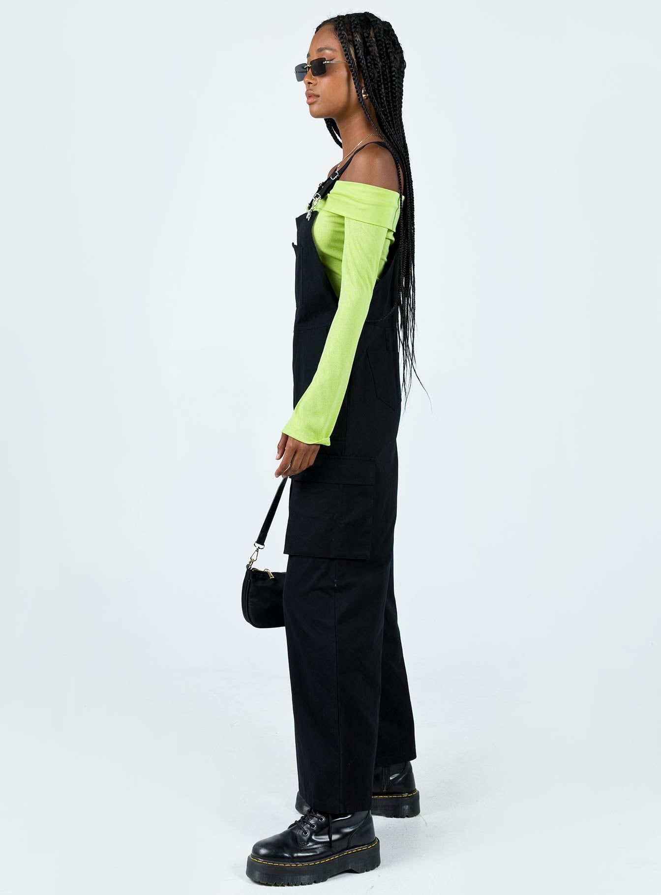 Marnie Overalls Black sold by Princess Polly product image thumbnail 4